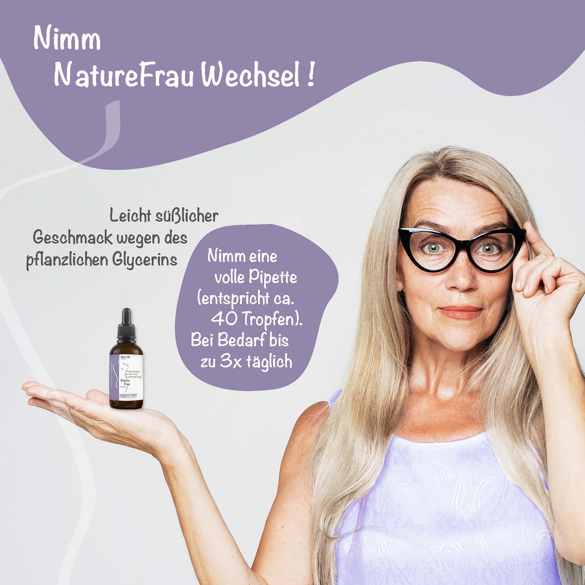 Einnahme NatureFrau Wechsel